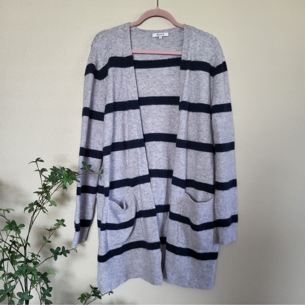 RARE MADEWELL Kent Cardigan Sweater in
Stripe